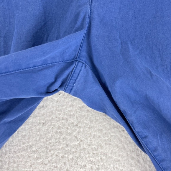 Talbots Blue Curvy Straight Leg Chino Pants Womens‎ Mid-Rise Flat Front Size 6 - Picture 6 of 13